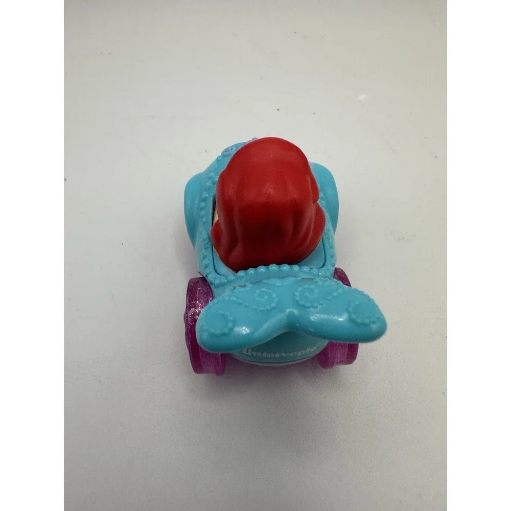 Little People Disney Princess Wheelie Ariel Dolphin Car Toy 2013 Ages 1-4‎